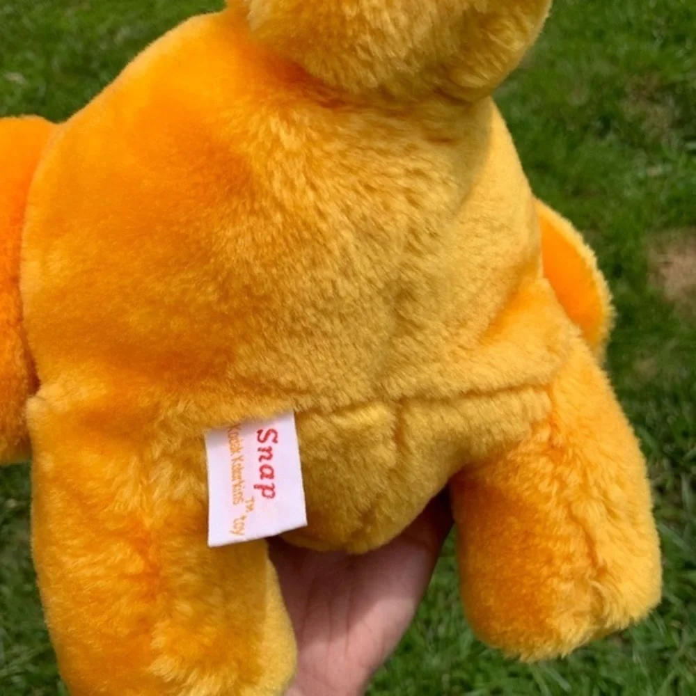 Vintage Kodak‎ Kolorkins Plush Snap 1989 Stuffed Animal Yellow 8